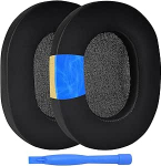 MMOBIELi asendusk&otilde;rvapadjad Sony WH-1000XM5 jaoks - jahutav geel ja j&auml;&auml;siidist m&auml;luvaht k&otilde;rvapadjad - hingavad asenduspadjad m&uuml;rasummutusega k&otilde;rvaklappidele - mustad