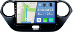 YUNTX [6GB + 128GB] Android 14 autoraadio Hyundai i10 2014-2019-[Integreeritud CarPlay/Android Car/DSP/GPS]-9-tolline IPS-ekraan DAB/peeglilink/Bluetooth 5.0/360 kaamera