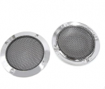 sourcingmap 2Pcs 4.9-tolline kroomitud auto audio Woofer subwooferi v&otilde;rgusilma kate