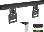 Ultra Slim TV Wall Mount - IMtKotW TV Mount 37-80-tollise teleri jaoks, Max. 75 kg, TV Mount Max. VESA 600 x 400, universaalne &uuml;hilduvus, kaugus seinast vaid 0,95 cm