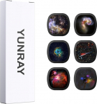 YUNRAY Realistlik t&auml;histaeva kettad komplekt, 5K Ultra HD kettad koduplanetaariumi t&auml;histaeva ja udukogu projektsioonid Galaxy Projector Pro jaoks, 6 t&uuml;kki (Nebula 2)