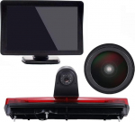 1280 x 720 pikslit 1000TV Lines Auto Top Mount kolmas 3. piduritulede kaamera piduritulede tagurduskaamera Ford Transit Connect 2014-2017 Transporter Business MPV SUV Bus + 7-tolline auto tagurdusmonitor