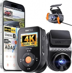 VANTRUE S1 Pro Max 4K + 4K Dash Cam auto esiosa tagaosa koos Dual STARVIS 2 &ouml;ise n&auml;gemise HDR, 24H parkimisrežiimi Dash Cam, 5.8GHz WiFi GPS 360 kraadi autokaamera, ADAS, LTE valikuline, h&auml;&auml;lk&auml;sklus, 1TB Max.