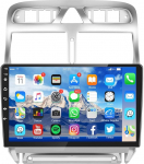 Hodozzy Android autoradio Peugeot 307 2002-2013, Bluetooth 9-tolline puuteekraan 24 teemaga/Navi/WiFi/RDS/Mirror Link/SWC/USB