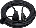 Brennenstuhl pikenduskaabel Pro H07RN-F 3G1.5 IP44 16 A/230 V, must, must, 1169331