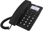 SPC Original - laua- v&otilde;i seinatelefon suurte, h&otilde;lpsasti kasutatavate nuppudega, 3 otsem&auml;lu, eriti k&otilde;va helitugevus, kordusvalimine, v&auml;rv must