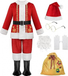 ReliBeauty J&otilde;uluvana kost&uuml;&uuml;m lastele 9-osaline komplekt poistele ja t&uuml;drukutele