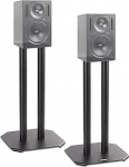 Duronic SPS1022-40 Twin Loudspeaker Stand 40cm Metal Base | Home | Cinema | Loud Speaker Stands - Black - Set of 2