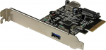 StarTech.com 2 Port USB 3.1 (10Gbit/s) PCIe Card - USB-A, 1x External, 1x Internal - PCI Express - Supports UASP