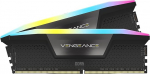 CORSAIR Vengeance RGB DDR5 RAM 32GB (2x16GB) 6000MHz CL38 Intel XMP iCUE Compatible Computer Memory - Black (CMH32GX5M2B6000C38)