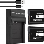 2500mAh aku (2 tk) ja USB laadija Sony NP-BG1 NPFG1 NP-FG1 NPBG1 ja Cyber-Shot DSC-W120 W150 W220 DSC-H3 H7 H9 H10 H20 H50 H55 H70 DSC-HX7V DSC-C- HX30V DSC-HX9V DSC-HX10V DSC-HX5V jaoks.