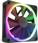 NZXT F120 RGB Fans - RF-R12SF-B1 - Advanced RGB Lighting Adjustment - Whisper Quiet Cooling - Single (RGB Fan and Controller Required & Not Included) - 120 mm Fan - Black