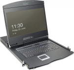 Digitus 19" & 17" LCD-konsoolid ja lisaseadmed must must 8 Port Cat5