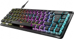 Roccat Vulcan II Mini Air - 65-protsendiline traadita optiline mehaaniline m&auml;nguklaviatuur, kohandatav RGB valgustus, eemaldatav kaabel, Titan II taktiline l&uuml;liti, alumiiniumplaat, must