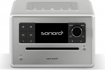 sonoro Elite Interneti-raadio CD-m&auml;ngijaga (FM, DAB Plus, Podcastid, Spotify, Amazon Music, Deezer) Silver