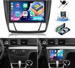 SIXWIN 2+64G Android 13 autoraadio BMW 1 seeria E81 E82 E87 E88 2008-2012 raadio, 9-tolline puuteekraan koos WiFi GPS Bluetooth FM/RDS USB Mirrorlink + Canbus + tagurduskaamera