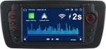 Autoraadio juhtmevaba CarPlay & Android autole Seat Ibiza 2009-2013, Linux s&uuml;steem, 2S Quick Start, OEM helikvaliteet, Double DIN paigaldus, IPS puuteekraan, Bluetooth, FM/AM raadio, USB