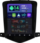 SXAUTO Android 14 IPS autoraadio Chevrolet Cruze'ile (2006-2015) - Sisseehitatud CarPlay / Android Car - Tagurduskaamera tasuta - 2G + 32G - Juhtrattajuhtimine DAB Fast-Boot WiFi DSP - 2 DIN 9.7-tolline