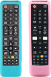 2 Pack Silikoonist kaugjuhtimispult Samsung TV BN59-01175N BN59-01315B AA59-00741A AA59-00786A Kaugjuhtimispuldi pestav mittelibisev libisemisvastane paelaga