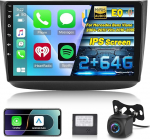 [2G + 64G] Androidi autoraadio Mercedes Benz Viano 2004-2011/Vito 2010-2015, 10,1-tolline puuteekraaniga raadio koos juhtmevaba Carplay & Android Car/GPS/WiFi/Bluetooth/EQ/FM RDS raadioga