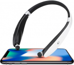 Bluetooth-k&otilde;rvaklapid, SX-991 kokkupandavad kaela rippuvad teleskoopk&otilde;rvaklapid traadita Bluetooth-k&otilde;rvaklapid mikrofoniga m&uuml;ravastaste k&otilde;rvaklappide jaoks (must/valge)