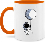 Mug 325 ml - Statement - Astronaut koos &otilde;hupalliga - 325 ml - Orange - Kohvitassid Laused Laused Astronaut kohvitass &otilde;hupallidega