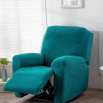 Elastischer Liegesofabezug, 4-teiliger dicker Jacquard-Schonbezug mit Taschen, wasserabweisender Stretch-Stuhlbezug for die Inneneinrichtung ( Color : Color B , Size : 3 seats (set of 8 pieces) )