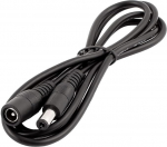 5 m 22AWG DC 12 V pikenduskaabel 5,5 mm x 2,1 mm DC pistikupesa 0V-36 V pistikupesa 0V-36 V pistikupoolne pikenduskaabel toitekaabli pistik LED ribade, CCTV kaamera jne. jaoks, must, 1 tk, 1 tk