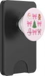 Kokette Schleife Rosa Baum Weihnachtsmann Lebkuchen Schneemann Xmas Candy PopSockets PopWallet f&uuml;r MagSafe