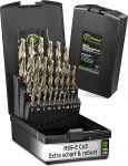 Pinava&reg; Metal Drill Bit Set HSS Cobalt Pro (25 Pieces)