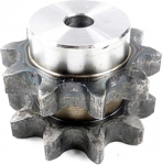 Rattarattad 16B 10 hammastega Rummu karastatud P: 25,4 1 tolli Ozdowski kaherealine kvaliteetne ajamitehnoloogia Rattarattad valmistatud terasest C45 dupleksrulliketi jaoks Duplex Roller Chain Precision Gear for Industry P&otilde;llumajandus