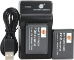 DSTE NP-85 Li-ion aku (2-pakk) ja Micro USB laadija &uuml;hildub Fuji FinePix SL1000 SL240 SL260 SL280 SL300 SL305 mudeliga