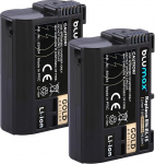 2 x Blumax aku &uuml;hildub Nikon EN-EL15c | - 2600mAh -| EN-EL15b EN-EL15a EN-EL15 EN-EL15 jaoks Z8 Z7 II Z6 III Zf Z5 - D800 D850 D7100 D7500 - MH-25 MH-34
