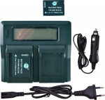 DSTE&reg; 2 Pack asendusakud DMW-BCG10E + LCD dual laadija &uuml;hildub Panasonic DMW-BCG10 Lumix DMC-ZS5 DMC-ZS6 DMC-ZS7 DMC-ZS8 DMC-ZS9 DMC-ZS10 DMC-ZS15 DMC-ZS19 DMC-ZS20 DMC-ZS25 Lumix DMC-ZS20 DMC-ZS25ga.