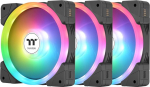 Thermaltake SWAFAN EX12 ARGB ventilaator, must, 3 tk.