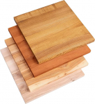 LAMO Manufaktur LHG-01-A-002-60 puidust laud, kohvilaud, k&uuml;ljelaud, tahke puidust lauaplaat, 60 x 60 cm, naturaalne