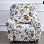 Stretch Cover for Relaxing Chair, 4-osaline t&auml;ielik tugitooli kate l&otilde;&otilde;gastavale toolile, 1 istuja lamamistooli kate taskutega, kaitsvad katted lamamistoolile, millel on lamamisfunktsioon (v&auml;rv: