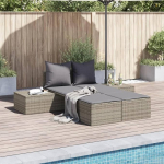 Balkon m&ouml;bel terassenm&ouml;bel au&szlig;en gartenlounge Set Garten lounge8-tlg. Garten-Sofagarnitur mit Kissen Braun Poly RattanGeeignet f&uuml;r Schlafzimmer