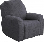Liege-Schonbezug, 4/6/8-teiliges Set, Stretch-Sofabezug mit Seitentasche, weicher, Dicker, waschbarer M&ouml;belschutz for Wohnzimmer(Gray,2 Seats)