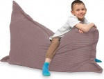 chilly pilley Bean Bag L XL XL XXL Corduroy kangast p&otilde;randapadi Bean Bag Polyst&uuml;reen t&auml;idis Giant Bean Bag Cord materjal istmepadi aiapadi lamamiseks ja istumiseks Cord 100 x 70 cm roosa