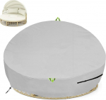 P&auml;ikesesaare kaitsekate Veekindel 600D Oxfordi kangast kattev ilmastikukindel p&auml;ikesesaare katte jaoks &Uuml;mmargune l&auml;bim&otilde;&otilde;t 223 x 88 / 45 cm