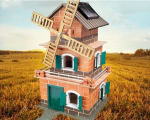 Teifoc Windmill/house with solar panels Deluxe