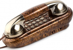 Sangyn Retro telefon seinatelefon metallkellaga, Vintage juhtmeta telefon, analoog, helitugevuse reguleerimine, nostalgiline telefon, vana telefon &uuml;he nupuvariandiga, ideaalne koju, k&ouml;&ouml;ki, kontorisse, kodutelefonile