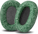 WC PadZ XM6 - Premium asendusk&otilde;rvapadjad, mis &uuml;hilduvad Wicked Cushions Sony WH-1000XM6 k&otilde;rvaklappidega | Suurem mugavus, vastupidav PU nahk ja heliisolatsioon | Emerald Tide