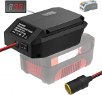 Alamkonverter Einhell 18 V kuni 12 V, voolu&uuml;hendus autoseadmete jaoks, DIY laadija Buck Converter Power Station, sigaretis&uuml;&uuml;taja adapter Buck adapter auto k&uuml;lmkapi jaoks