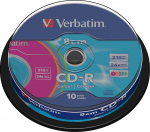 Verbatim 8 cm CD-R 210mb 24x CD-pakk 10 spindeliga (2x 5 v&auml;rvi)