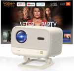 Projektor Netflix Ready, SGS-sertifitseeritud, heledusega projektor, JBL dual 8W Dolby audio, automaatne fookus ja keystone, WiFi ja Bluetooth, Yaber L2 Plus 150-tolline projektor kodukino, originaal 1080P, HDR10