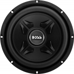 1 subwoofer, mis &uuml;hildub Boss Audio Systems CXX10 CXX 10 25 cm 250 mm 10 tolli &uuml;he 4 Ohmi m&auml;hisega 400 Watt RMS ja 800 Watt Max tundlikkus 87 dB Pakend 1-st