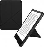 kwmobile &uuml;mbris &uuml;hildub Amazon Kindle Paperwhite (2024)/Colorsoft Case - Kunstnahast &uuml;mbris - eReader kaitsev &uuml;mbris - Cover Black