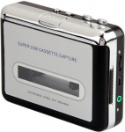 USB audiokassettide konverter MP3 CD-m&auml;ngijaks arvutisse (h&otilde;bedane)
